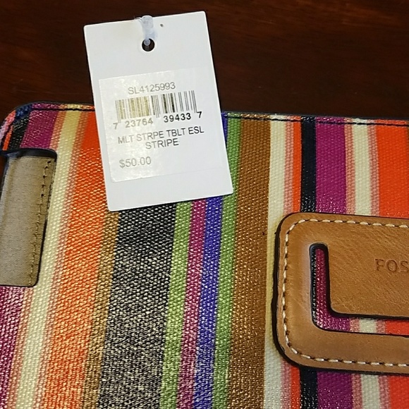 Fossil NWT multi stripe tablet cover - Picture 2 of 3